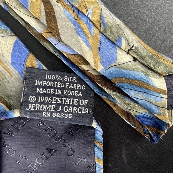 Vintage Jerry Garcia Silk Necktie - Picture 4 of 5